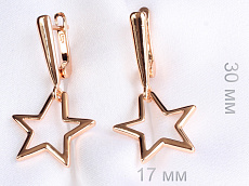 фото Серьги  fallon - (артикул - 18e09400-FF8594)