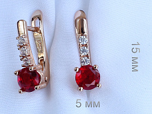 фото Серьги  fallon - (артикул - 18e00415-FF8304)